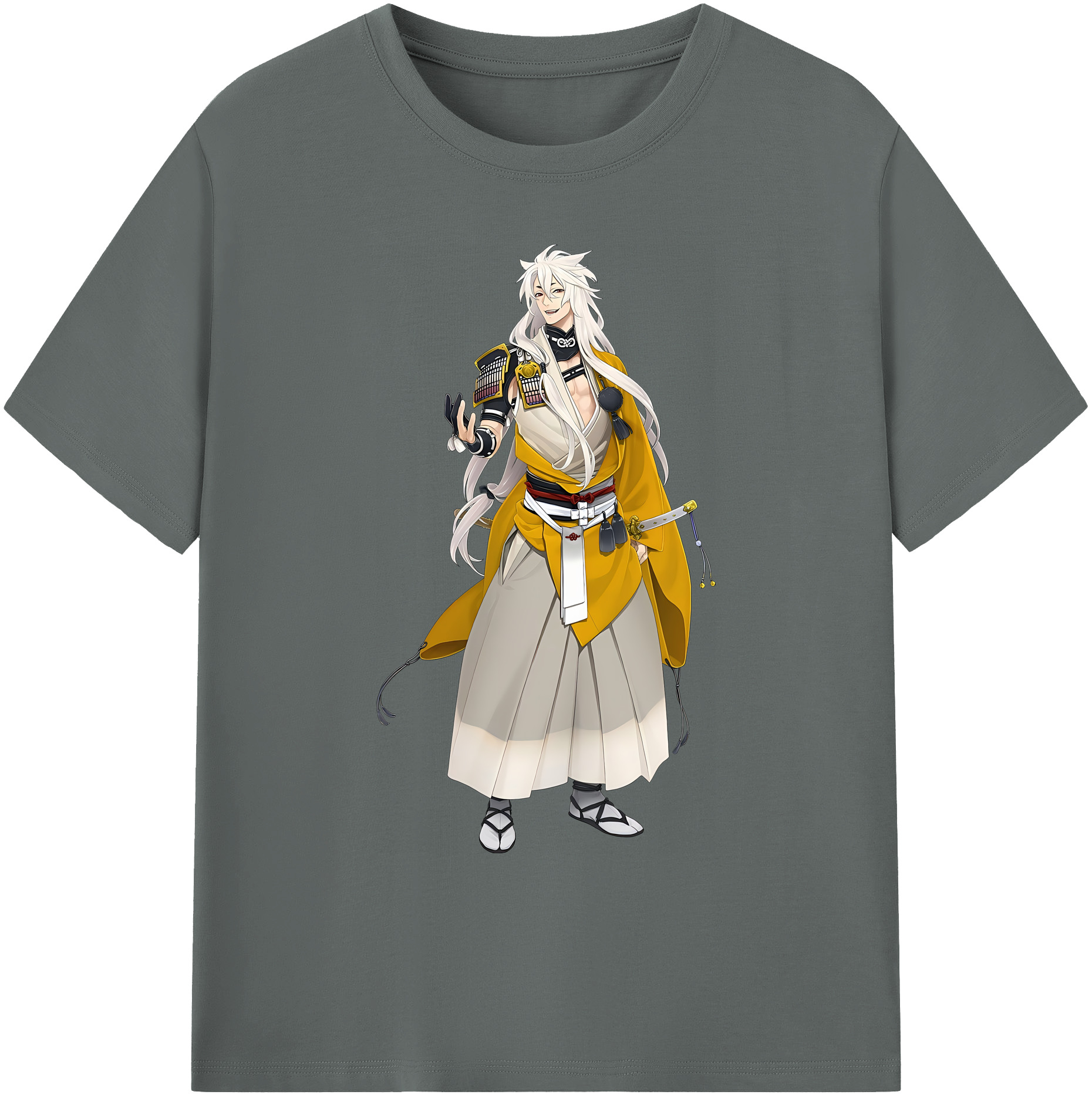 （画像用） 刀剣乱舞 Touken Ranbu 綿100％ メンズ半袖Tシャツ｜肌触りやわらか＆通気性
